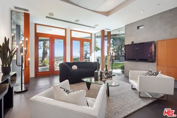 Interior, Living room, Recessed Lighting
