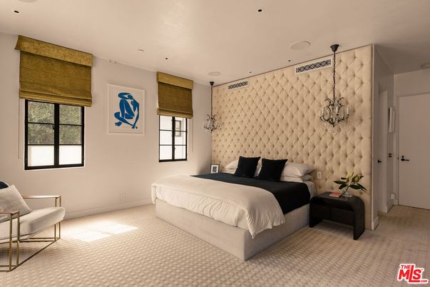 Bedroom, Interior, Pendant Lights, Recessed Lighting