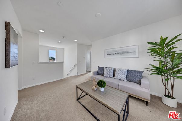 Interior, Living room, Recessed Lighting