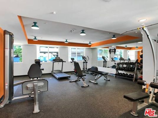 Fitness Equipment, Gym, Interior, Recessed Lighting