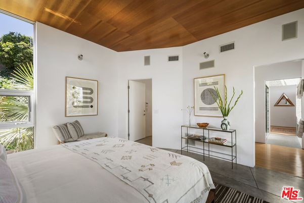 Bedroom, Interior, Wooden Ceilings, Wood Texture Flooring
