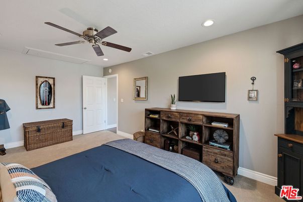 Bedroom, Interior, Recessed Lighting