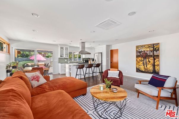 Interior, Kitchen, Living room, Recessed Lighting, Stainless Steel Appliances