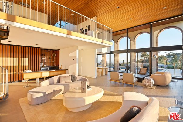 Interior, Living room, Recessed Lighting, Wooden Ceilings