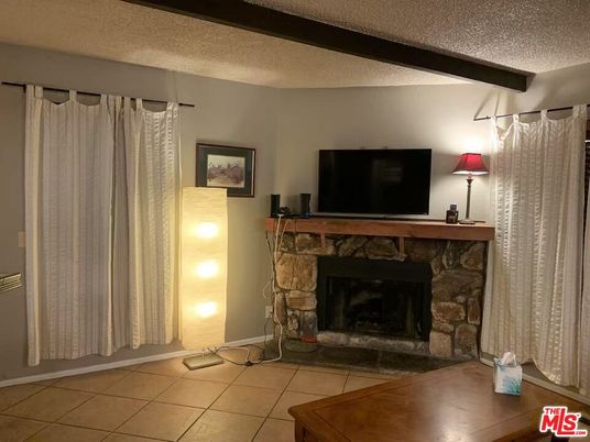 Fireplace, Interior, Wooden Beams
