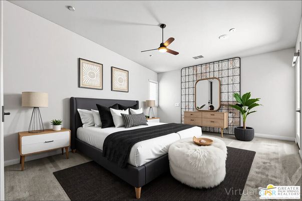 Bedroom, Interior, Recessed Lighting