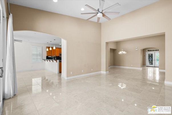 Empty room, Interior, Kitchen, Pendant Lights, Recessed Lighting