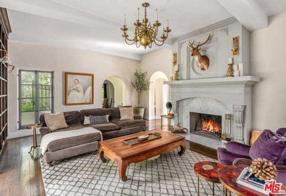 Chandelier, Fireplace, Interior, Living room, Wood Texture Flooring