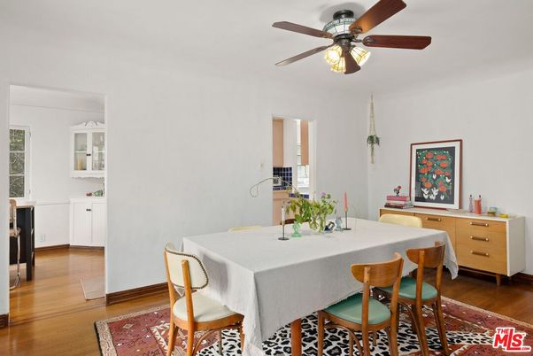 Dining room, Interior, Wood Texture Flooring