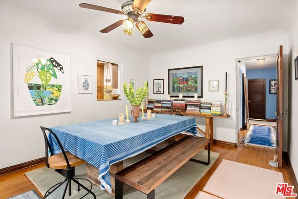 Dining room, Interior, Wood Texture Flooring