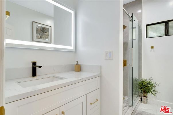Bathroom, Glass Shower, Interior, Marble