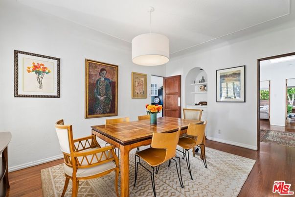 Dining room, Interior, Wood Texture Flooring
