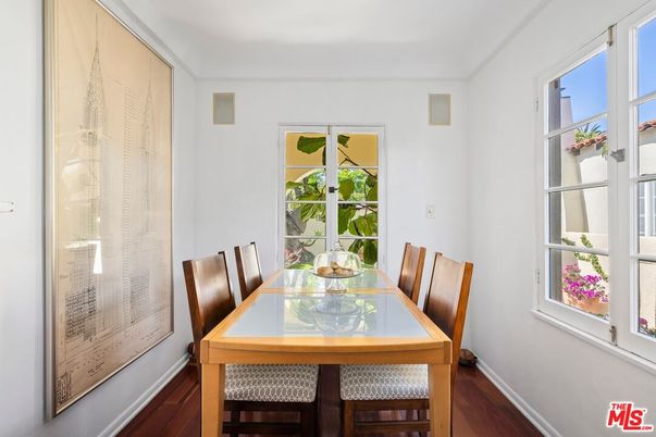 Dining room, Interior, Wood Texture Flooring