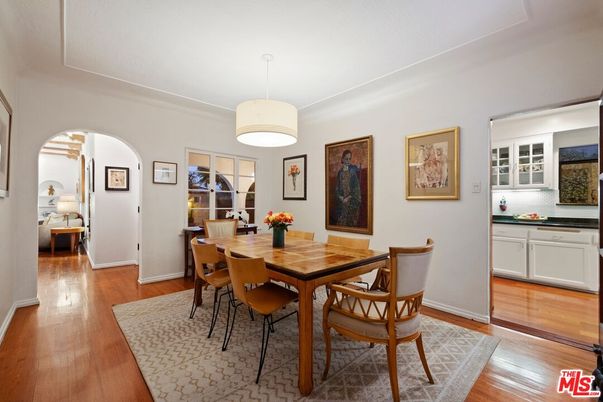 Dining room, Interior, Wood Texture Flooring