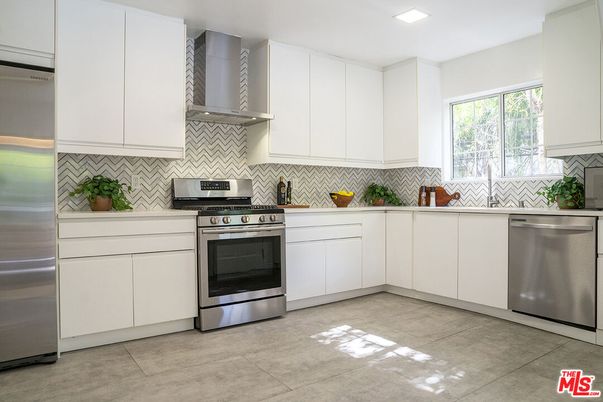 Interior, Kitchen, Recessed Lighting, Stainless Steel Appliances