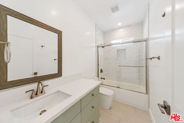 Bathroom, Glass Shower, Interior, Marble Walls, Recessed Lighting