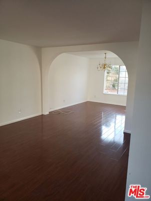 Chandelier, Empty room, Interior, Wood Texture Flooring
