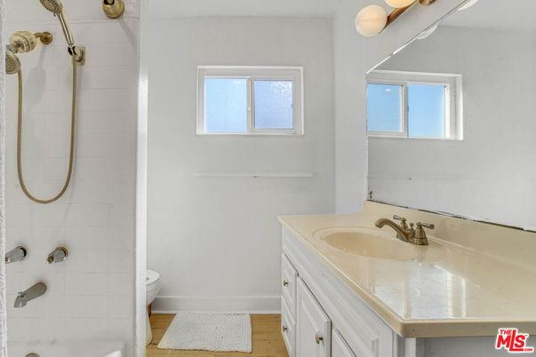 Bathroom, Interior, Wood Texture Flooring