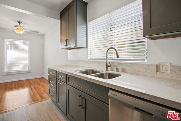 Interior, Kitchen, Wood Texture Flooring