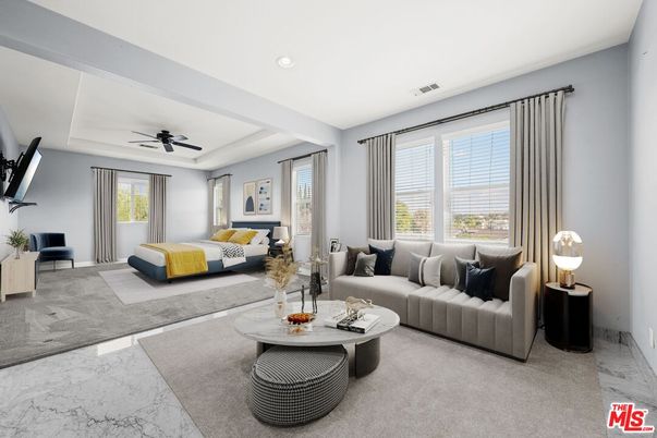 Interior, Living room, Marble, Recessed Lighting