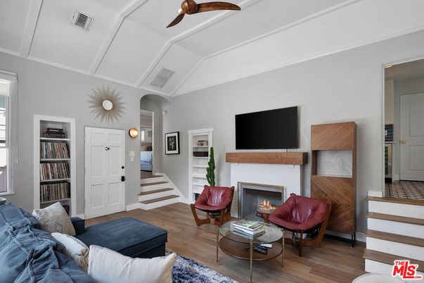 Fireplace, Interior, Living room, Wood Texture Flooring