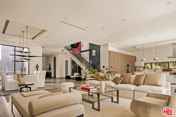 Dining room, Interior, Kitchen, Living room, Pendant Lights, Recessed Lighting