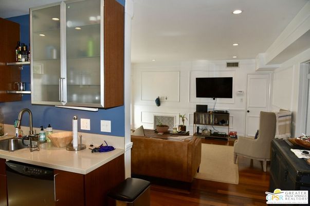 Interior, Kitchen, Living room, Recessed Lighting, Wood Texture Flooring