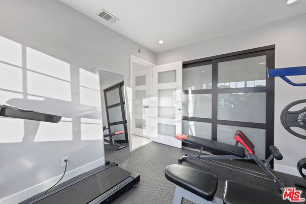 Fitness Equipment, Interior, Recessed Lighting