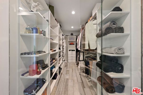 Interior, Recessed Lighting, Walk-in Closets, Wood Texture Flooring