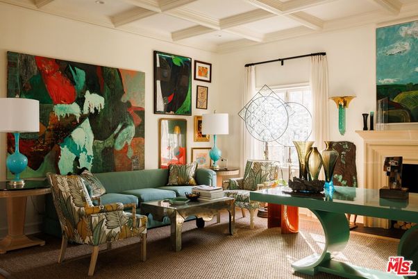 Fireplace, Home Office, Interior, Living room