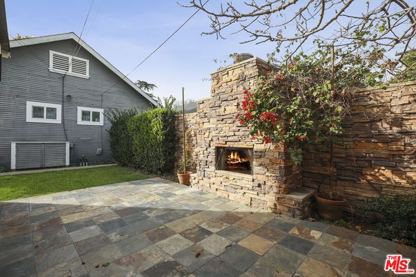 Backyard, Exterior, Fireplace