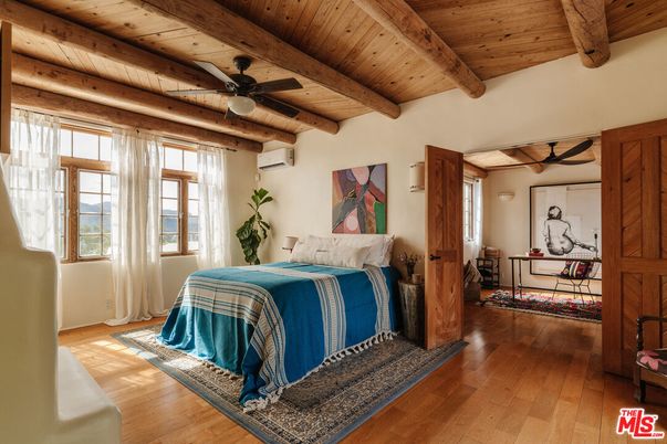 Bedroom, Interior, Wooden Beams, Wooden Ceilings, Wood Texture Flooring