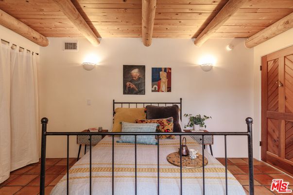 Bedroom, Interior, Wooden Beams, Wooden Ceilings