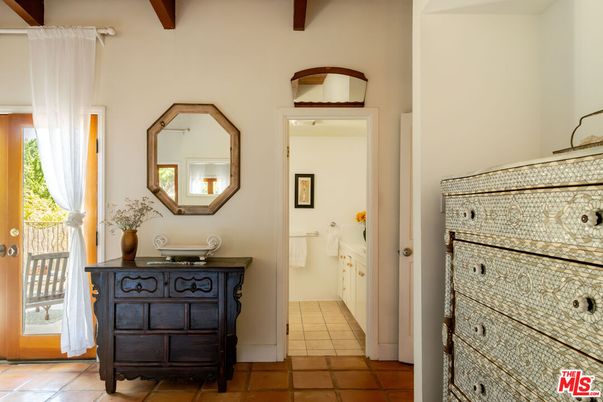 Bathroom, Interior, Wooden Beams