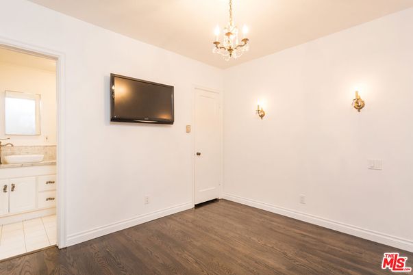 Bathroom, Chandelier, Interior, Wood Texture Flooring