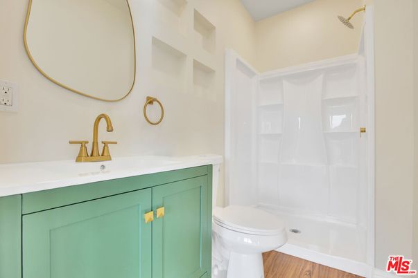 Bathroom, Interior, Wood Texture Flooring