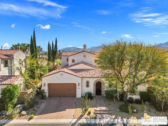 Attached, Exterior, Facade, Spanish Mediterranean