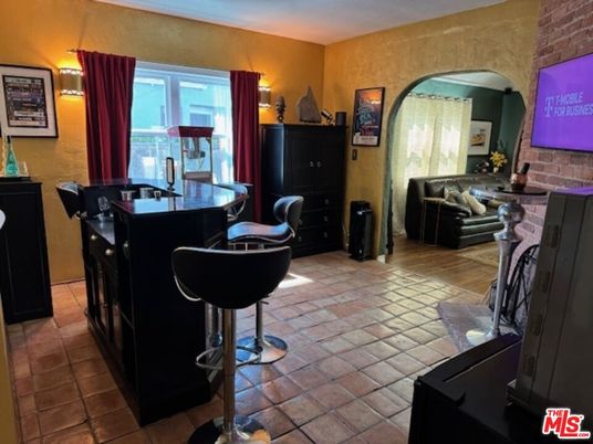 Interior, Stone Walls, Wood Texture Flooring