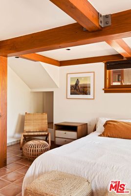 Bedroom, Interior, Wooden Beams