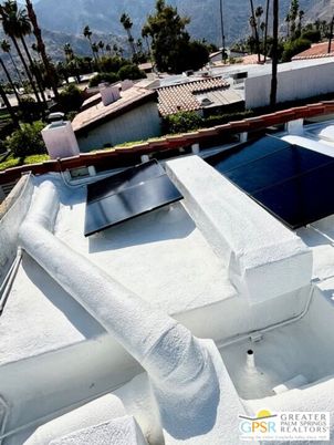 Exterior, Pool, Solar Panels