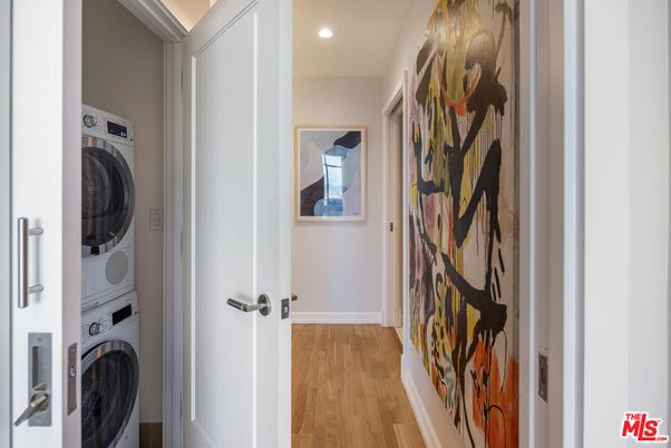 Interior, Recessed Lighting, Utility Closets, Washer, Wood Texture Flooring