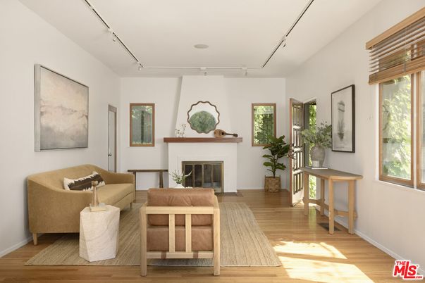 Fireplace, Interior, Wood Texture Flooring