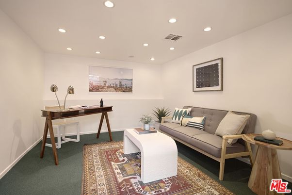 Home Office, Interior, Recessed Lighting