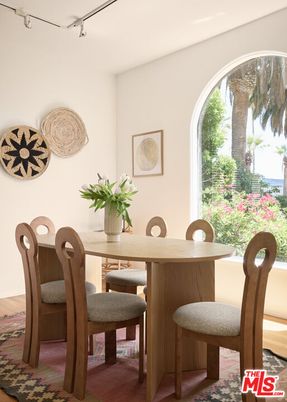Dining room, Interior, Wood Texture Flooring