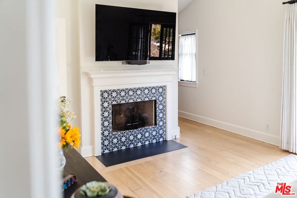 Fireplace, Interior, Wood Texture Flooring
