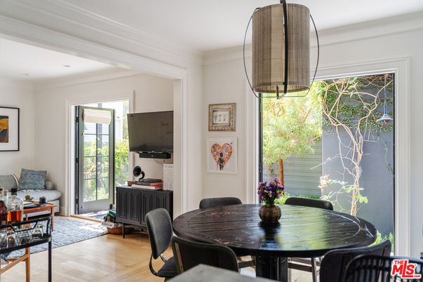 Dining room, Interior, Wood Texture Flooring