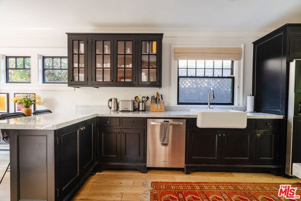 Interior, Kitchen, Wood Texture Flooring