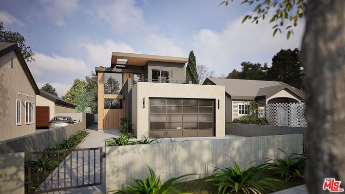 Attached, Exterior, Facade, Modern