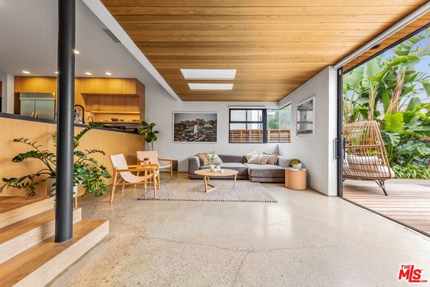 Interior, Living room, Recessed Lighting, Wooden Ceilings