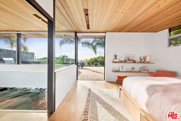 Bedroom, Interior, Wooden Ceilings, Wood Texture Flooring